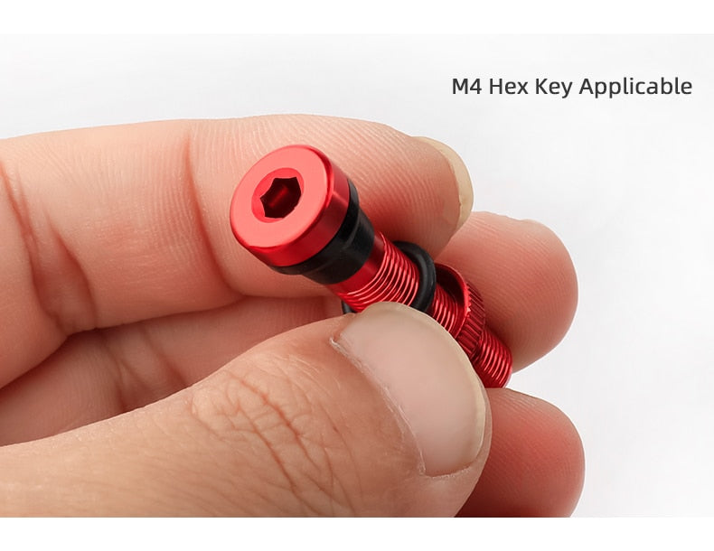 Bicycle Schrader A/V Valve for Road Tubeless Rim Alloy Stem Brass Core Nipple Cycling DIY Accessories - KiwisLove