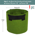 Garden Grow Bags Flower Vegetable Aeration Planting Pot Container Planter - KiwisLove