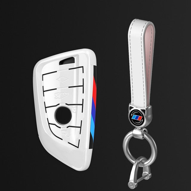 BMW Key Bag Holder  blade KeyChain Car key Cover Case - KiwisLove