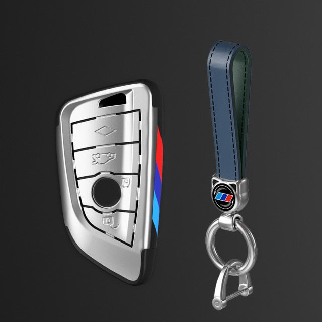 BMW Key Bag Holder  blade KeyChain Car key Cover Case - KiwisLove