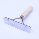 Large Medium Dog Rake Comb Long-Haired Pets Grooming Tool Stainless Steel Needle Comb For Big Dogs Golden Husky German Shepherd - KiwisLove