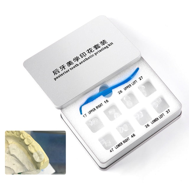 Dental Posterior Teeth Aesthetic Printing Mould Kit Dental Restoration Filling Tools - KiwisLove
