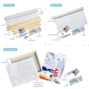 DIY Acrylic Painting By Numbers Kits 40x50cm ready frame  Modern Wall Home Decor - KiwisLove