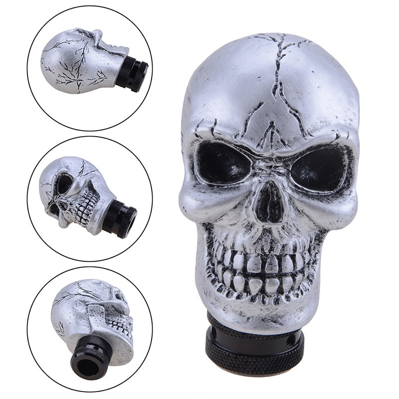Skull Manual Gear Shift Knob Shifter Lever Knob Alien - KiwisLove