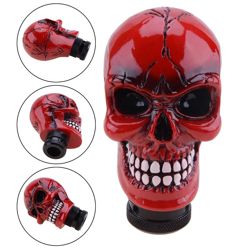Skull Manual Gear Shift Knob Shifter Lever Knob Alien - KiwisLove