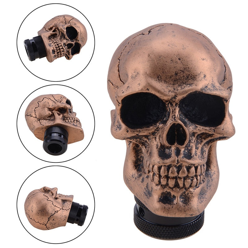 Skull Manual Gear Shift Knob Shifter Lever Knob Alien - KiwisLove