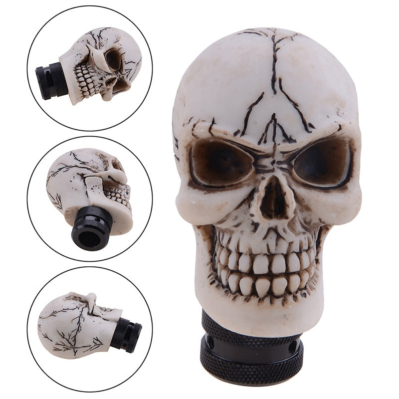 Skull Manual Gear Shift Knob Shifter Lever Knob Alien - KiwisLove