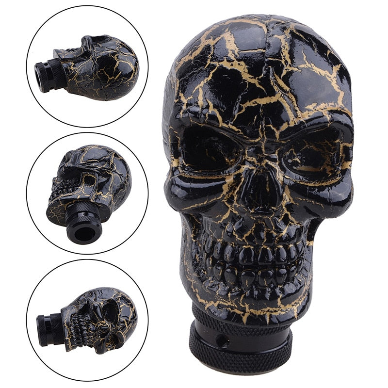 Skull Manual Gear Shift Knob Shifter Lever Knob Alien - KiwisLove