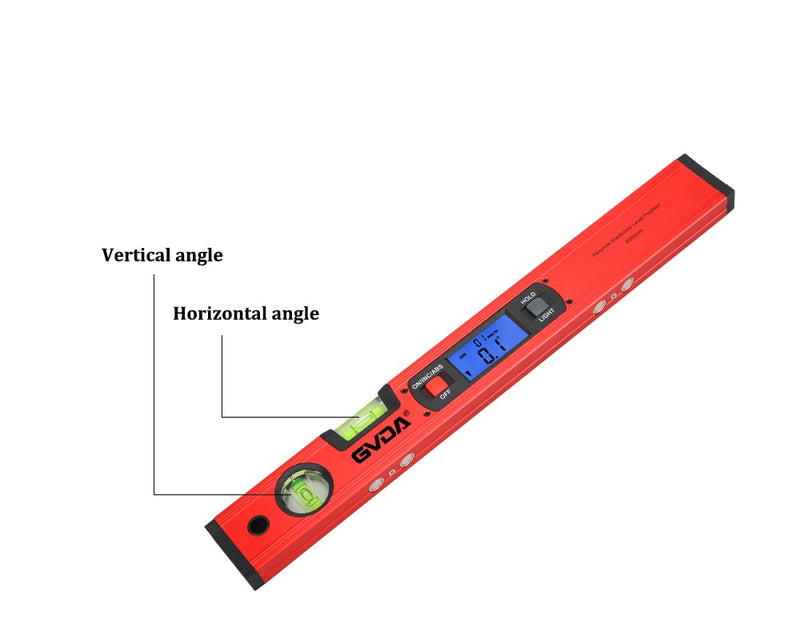 Digital Protractor Electronic Level Meter 360 Degree Spirit Level Angle Finder Slope Ruler Vertical Horizontal Bubble Magnetic - KiwisLove