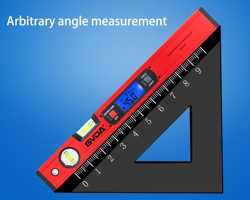 Digital Protractor Electronic Level Meter 360 Degree Spirit Level Angle Finder Slope Ruler Vertical Horizontal Bubble Magnetic - KiwisLove