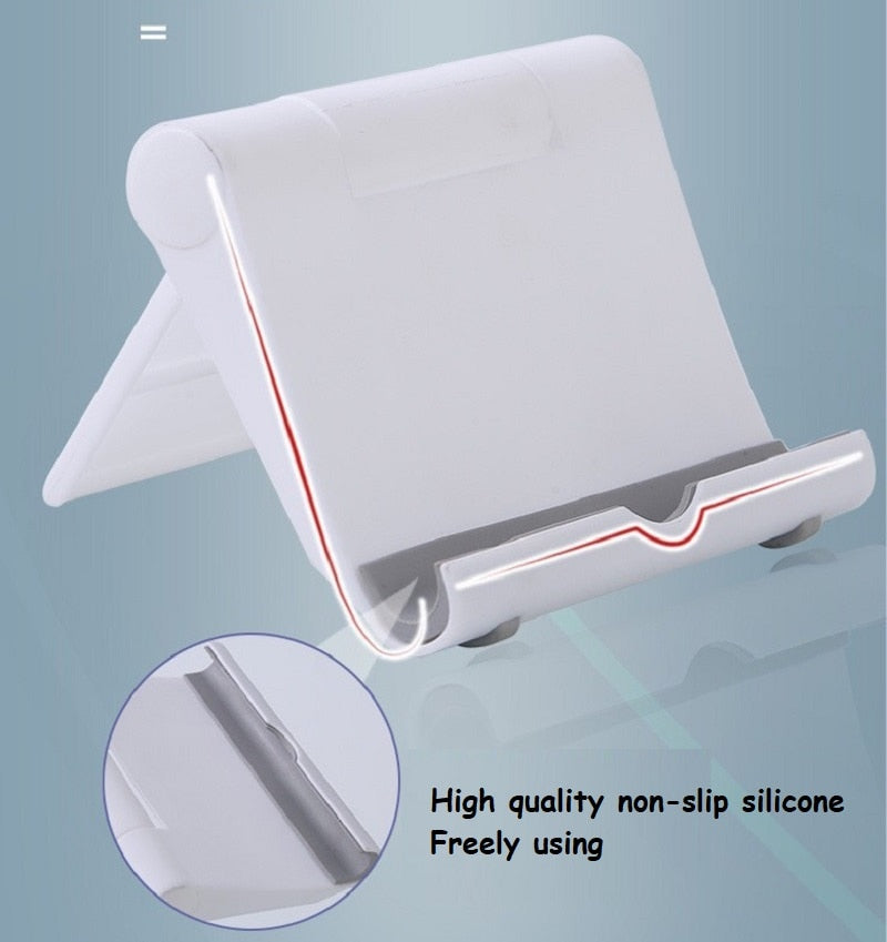 Universal Desk Phone Holder Stand Foldable Mobile Desktop Mount Support For Smartphone Tablet - KiwisLove