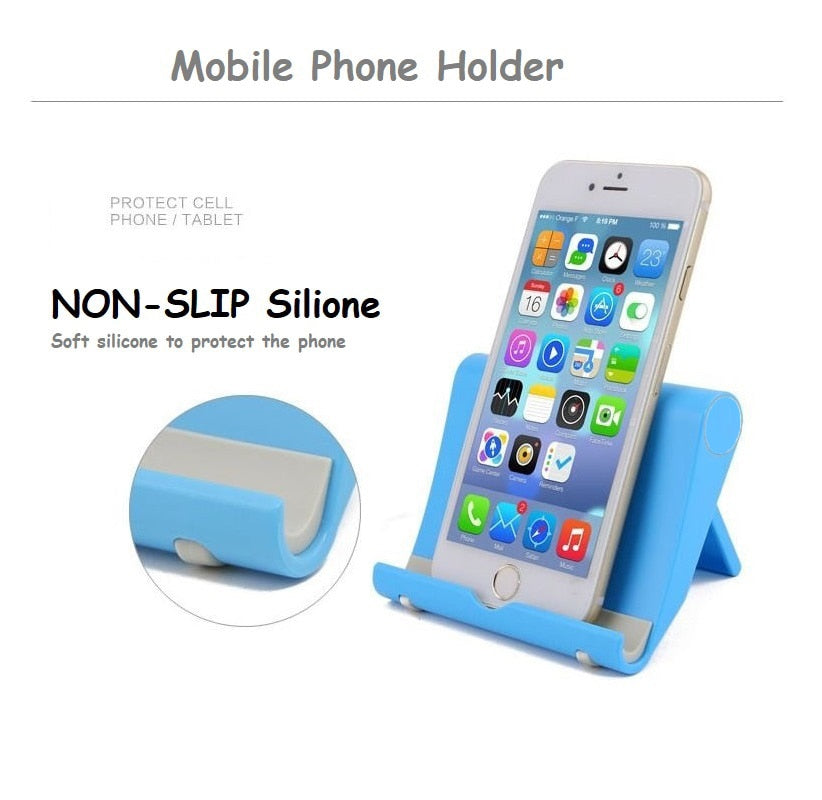 Universal Desk Phone Holder Stand Foldable Mobile Desktop Mount Support For Smartphone Tablet - KiwisLove