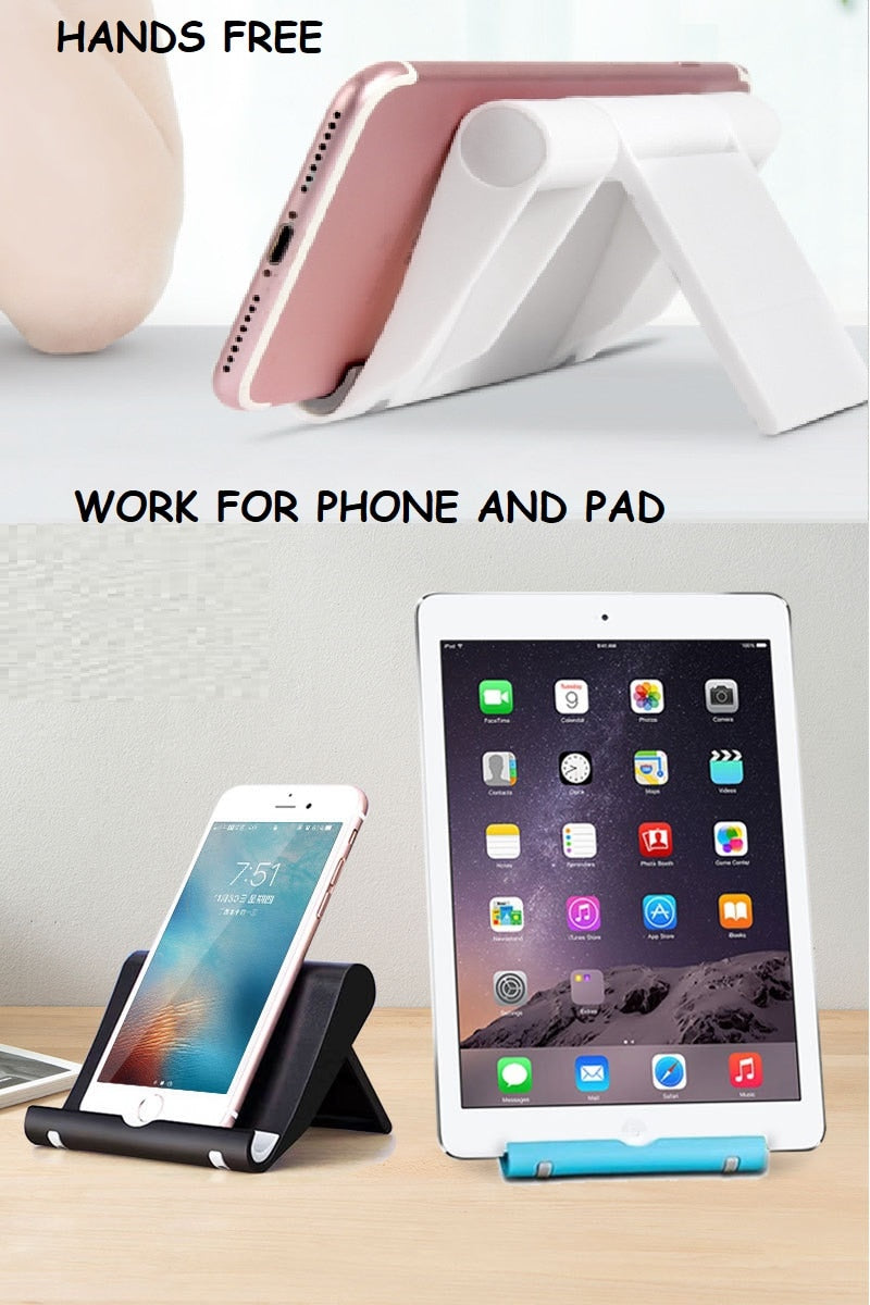 Universal Desk Phone Holder Stand Foldable Mobile Desktop Mount Support For Smartphone Tablet - KiwisLove