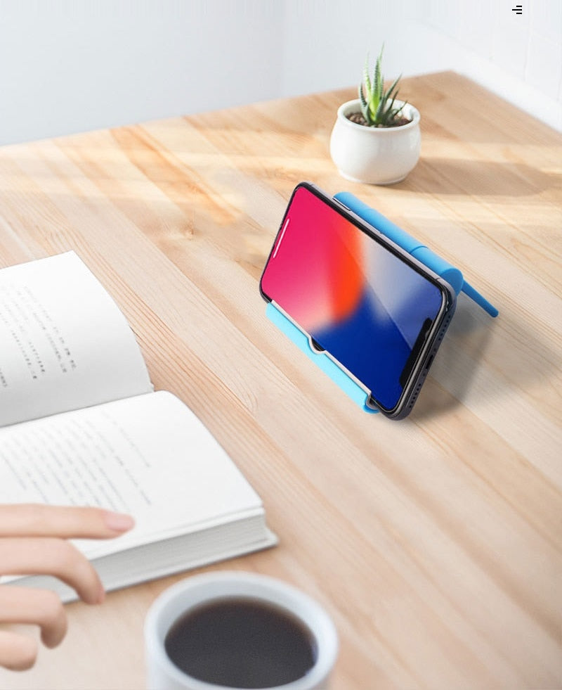 Universal Desk Phone Holder Stand Foldable Mobile Desktop Mount Support For Smartphone Tablet - KiwisLove