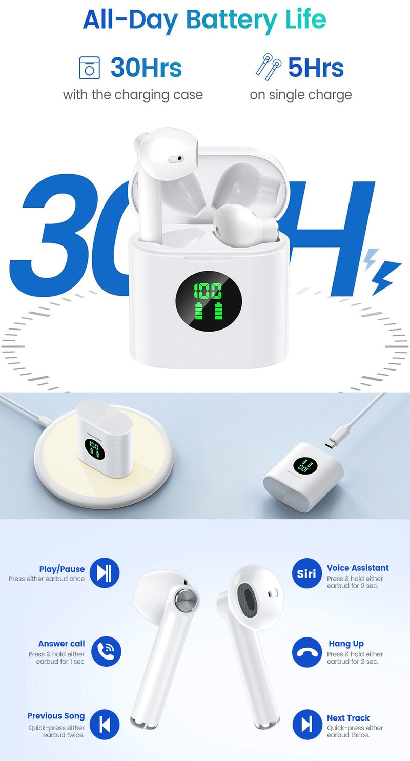 Mifa X17 True Wireless Earbuds TWS Bluetooth Headphones Stereo Sound - KiwisLove