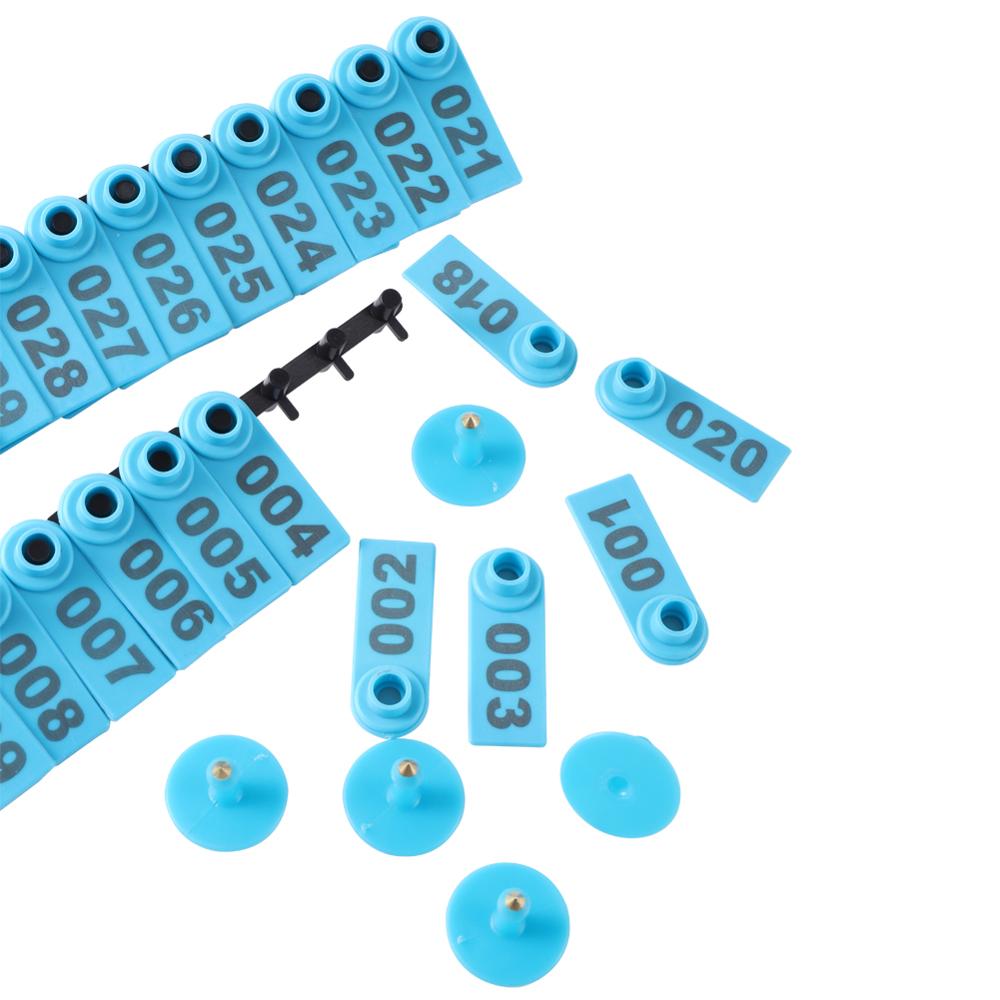 100 pcs Sheep ear tags with number ear Laser Typing Copper head earrings - KiwisLove