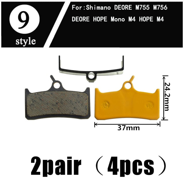 2Pair  Ceramics MTB Bicycle Bike Disc Brake Pads  SHIMANO ZOOM 985 MAGURA SRAM AVID HAYES - KiwisLove