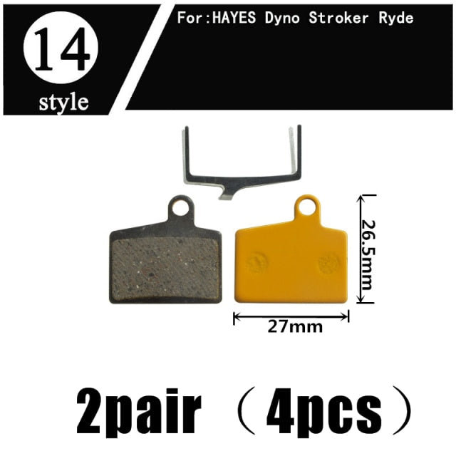 2Pair  Ceramics MTB Bicycle Bike Disc Brake Pads  SHIMANO ZOOM 985 MAGURA SRAM AVID HAYES - KiwisLove