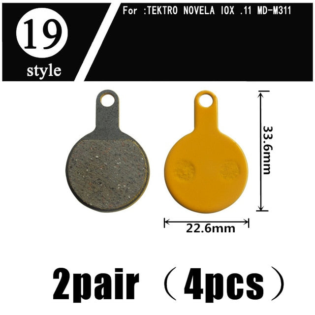 2Pair  Ceramics MTB Bicycle Bike Disc Brake Pads  SHIMANO ZOOM 985 MAGURA SRAM AVID HAYES - KiwisLove