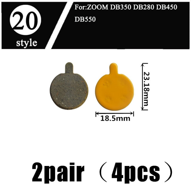 2Pair  Ceramics MTB Bicycle Bike Disc Brake Pads  SHIMANO ZOOM 985 MAGURA SRAM AVID HAYES - KiwisLove