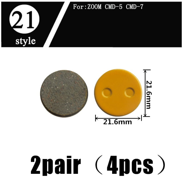 2Pair  Ceramics MTB Bicycle Bike Disc Brake Pads  SHIMANO ZOOM 985 MAGURA SRAM AVID HAYES - KiwisLove