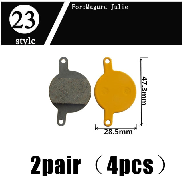 2Pair  Ceramics MTB Bicycle Bike Disc Brake Pads  SHIMANO ZOOM 985 MAGURA SRAM AVID HAYES - KiwisLove