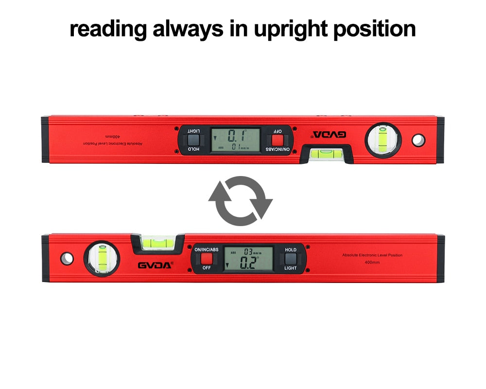 Digital Protractor Electronic Level Meter 360 Degree Spirit Level Angle Finder Slope Ruler Vertical Horizontal Bubble Magnetic - KiwisLove