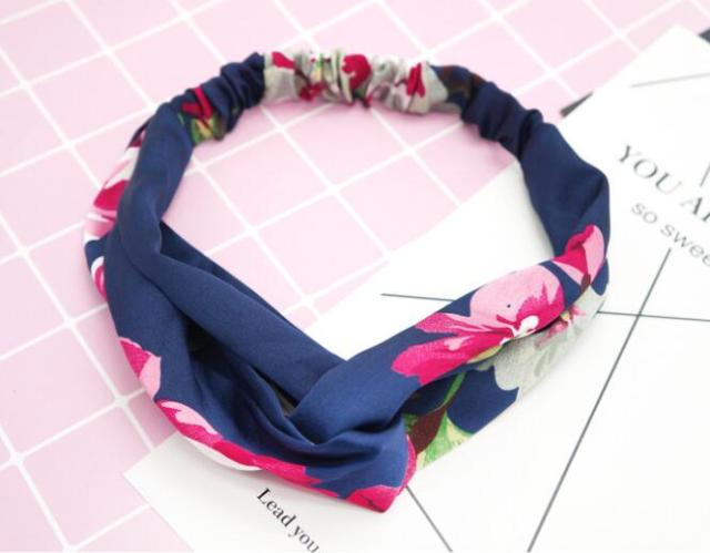 Fashion print Knot  Headband Vintage Hairband - KiwisLove