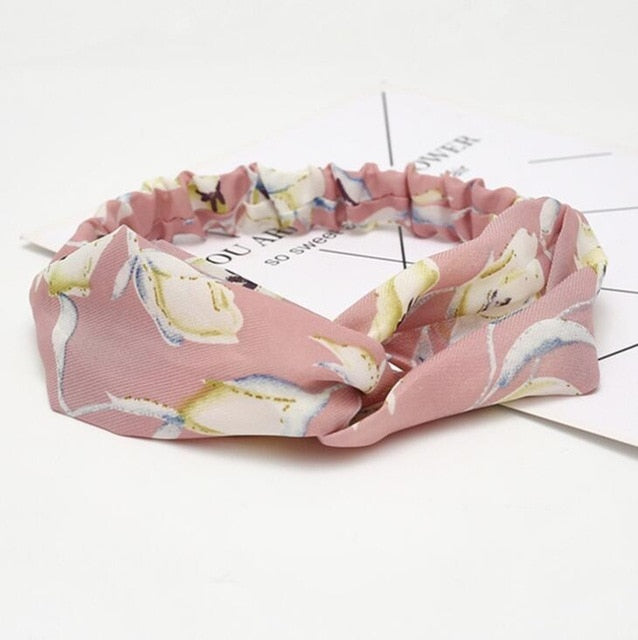 Fashion print Knot  Headband Vintage Hairband - KiwisLove