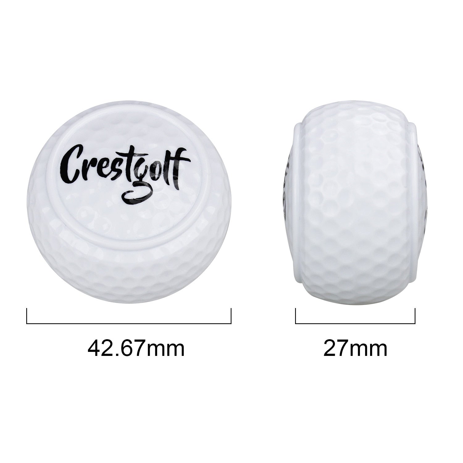 Original Hard Golf Balls Golf for Beginners Two Layer Ball Driving Range Practice Ball Training Aids - KiwisLove