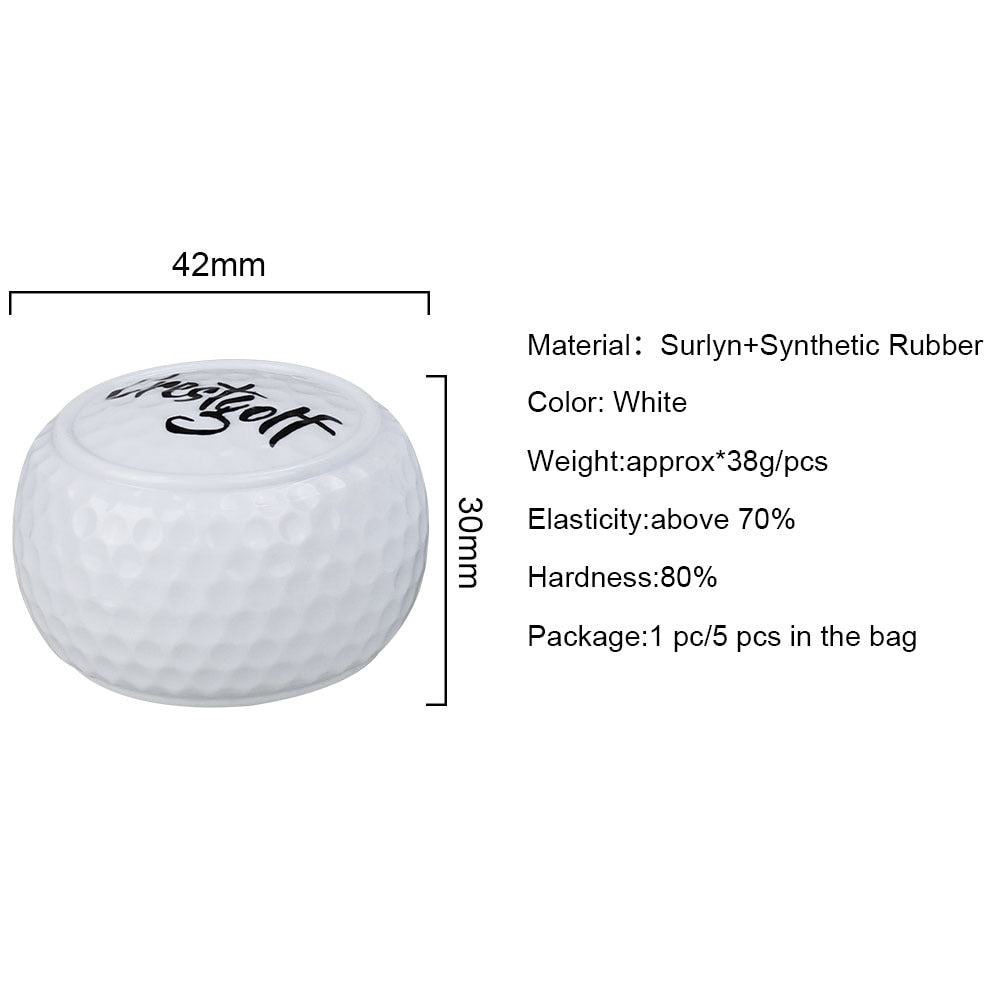 Original Hard Golf Balls Golf for Beginners Two Layer Ball Driving Range Practice Ball Training Aids - KiwisLove