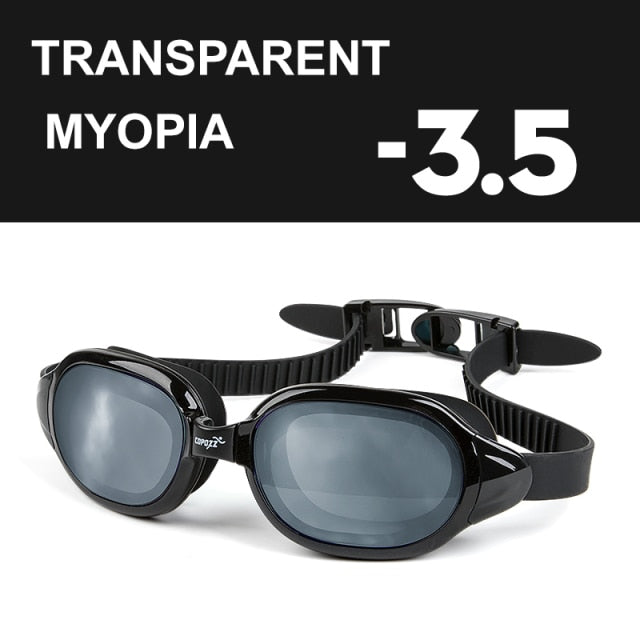 COPOZZ Myopia -1.5 to -7 Swimming Goggles Professional Anti fog Glasses - KiwisLove