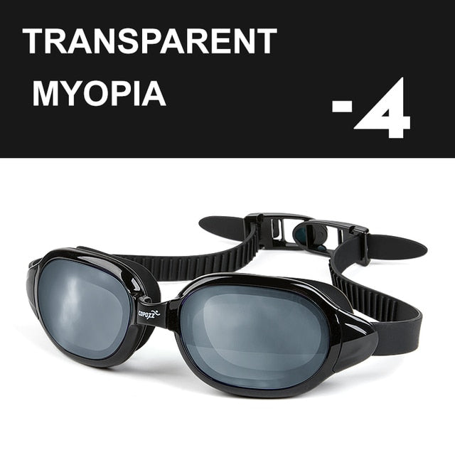 COPOZZ Myopia -1.5 to -7 Swimming Goggles Professional Anti fog Glasses - KiwisLove