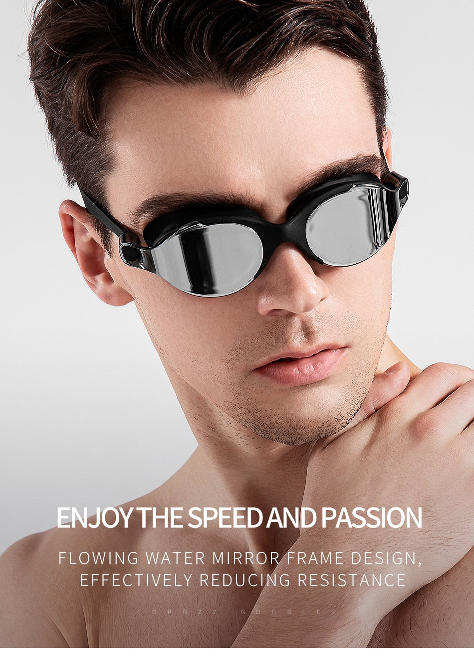 Professional Swimming Goggles Anti-fog Glasses UV Protection  Men Women - KiwisLove