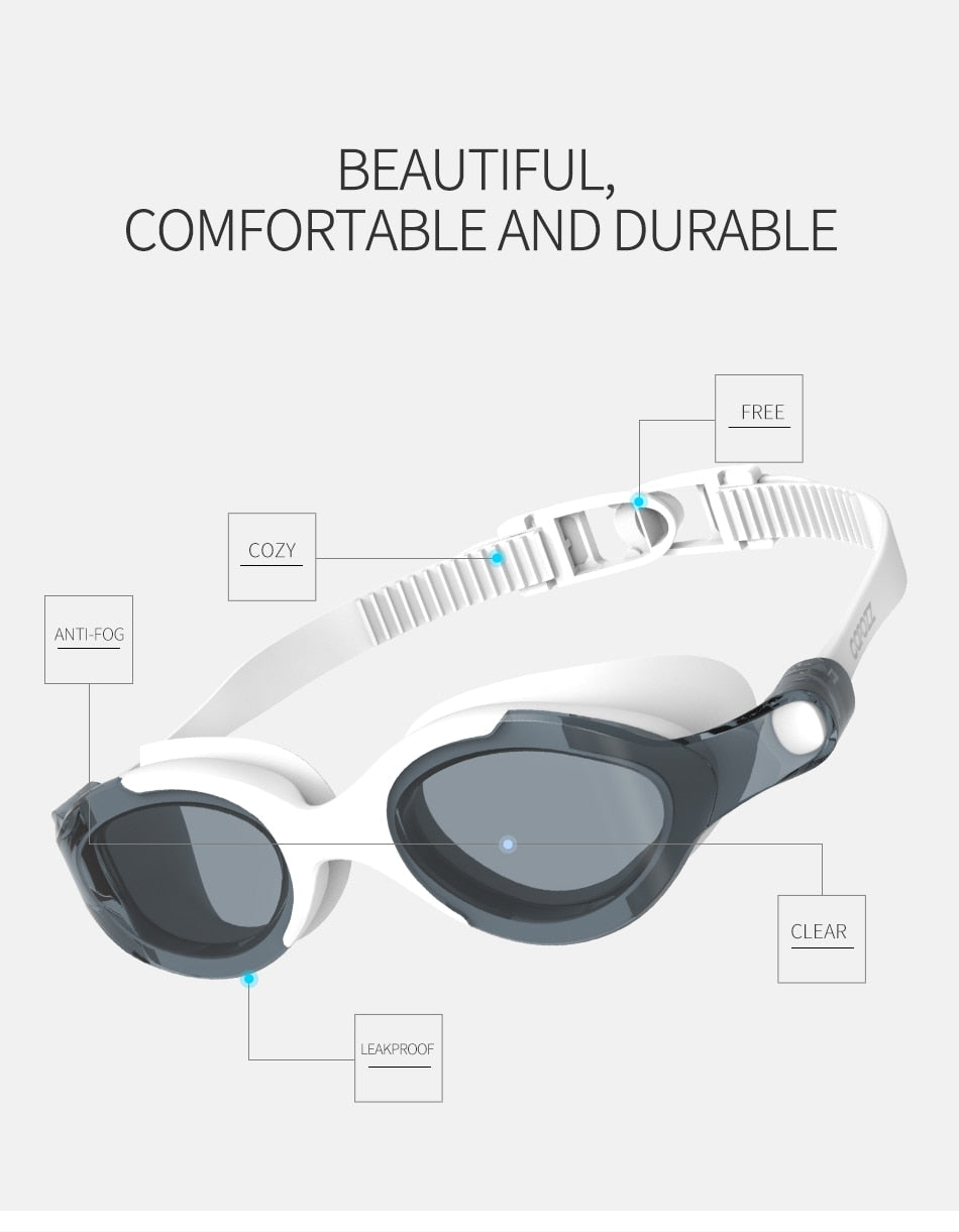 Professional Swimming Goggles Anti-fog Glasses UV Protection  Men Women - KiwisLove