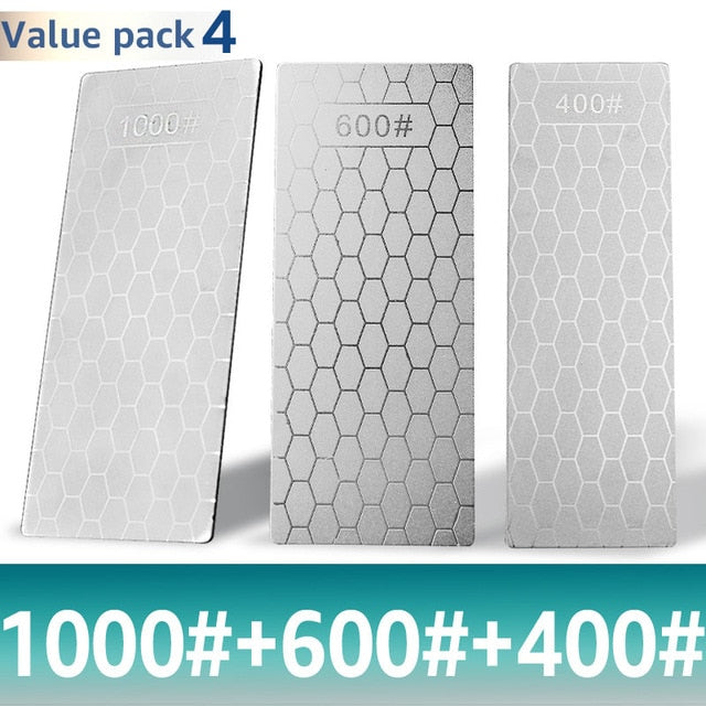 Diamond Knife Sharpening Stone  Sharpener  Ultra-thin Honeycomb Surface Whetstone Grindstone - KiwisLove