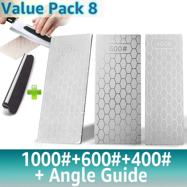 Diamond Knife Sharpening Stone  Sharpener  Ultra-thin Honeycomb Surface Whetstone Grindstone - KiwisLove