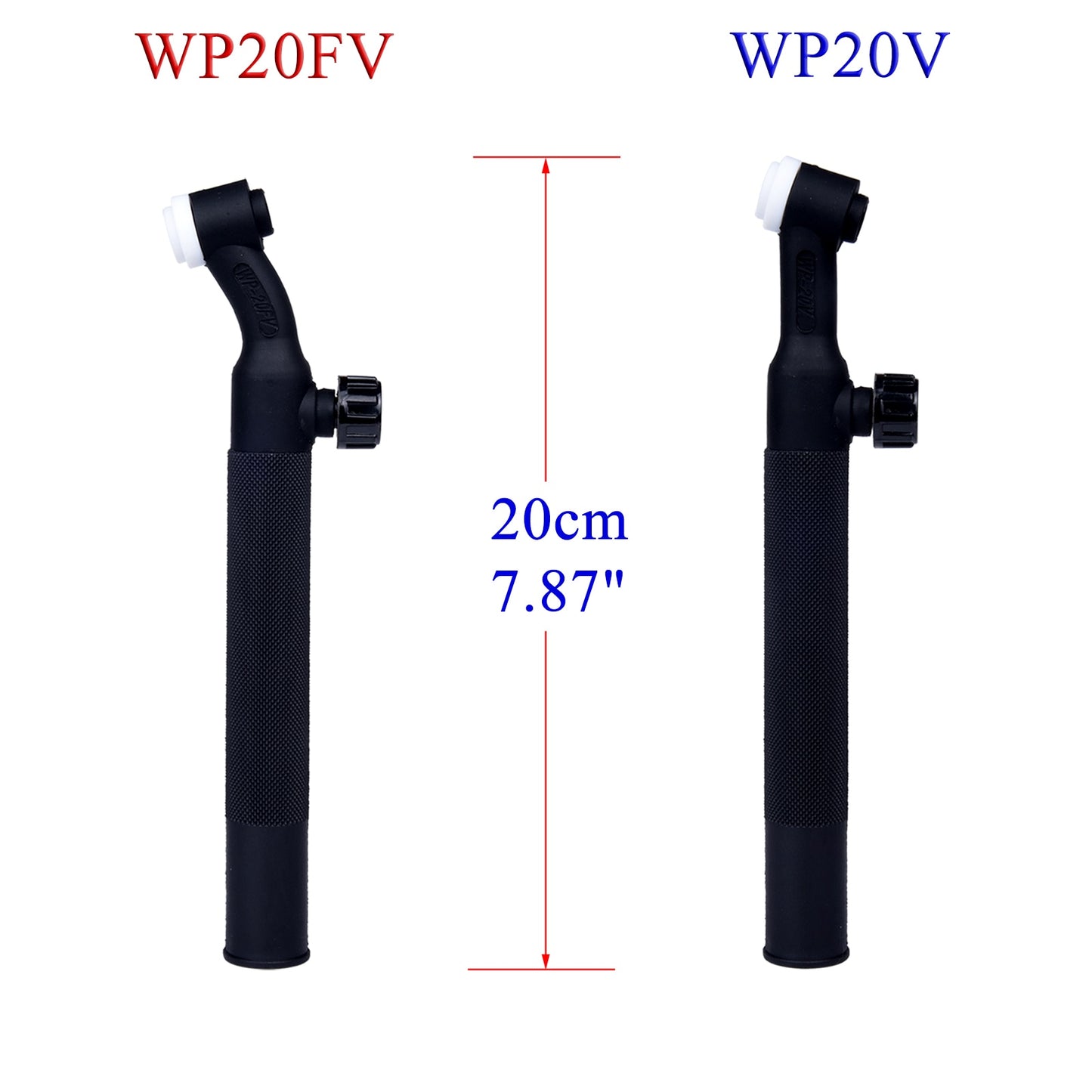 WP20 TIG Torch Body Water-Cooled Head Rotatable 250 AMP - KiwisLove