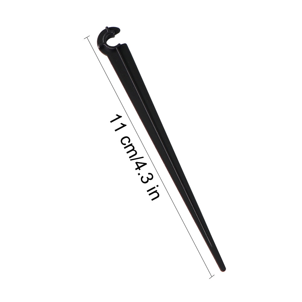 Hose Drip Irrigation Stakes C Shape Hook Watering Dripper Sprinkler Bracket - KiwisLove