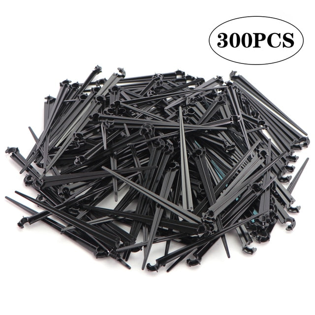 Hose Drip Irrigation Stakes C Shape Hook Watering Dripper Sprinkler Bracket - KiwisLove