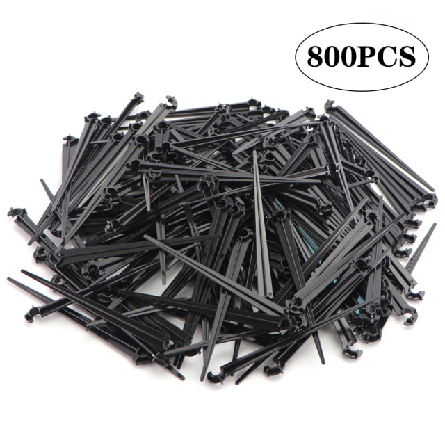 Hose Drip Irrigation Stakes C Shape Hook Watering Dripper Sprinkler Bracket - KiwisLove