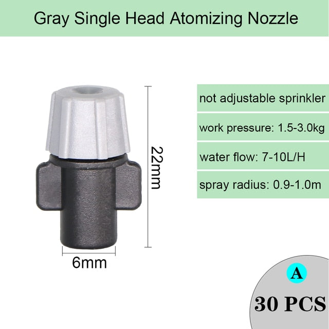 Spray Nozzle Watering Irrigation Dripper Sprinkler Cross Misting Atomization - KiwisLove