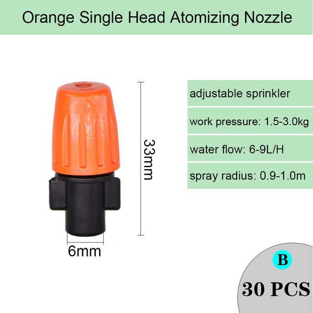 Spray Nozzle Watering Irrigation Dripper Sprinkler Cross Misting Atomization - KiwisLove