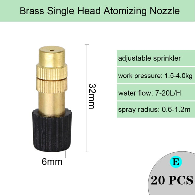 Spray Nozzle Watering Irrigation Dripper Sprinkler Cross Misting Atomization - KiwisLove