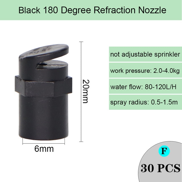 Spray Nozzle Watering Irrigation Dripper Sprinkler Cross Misting Atomization - KiwisLove