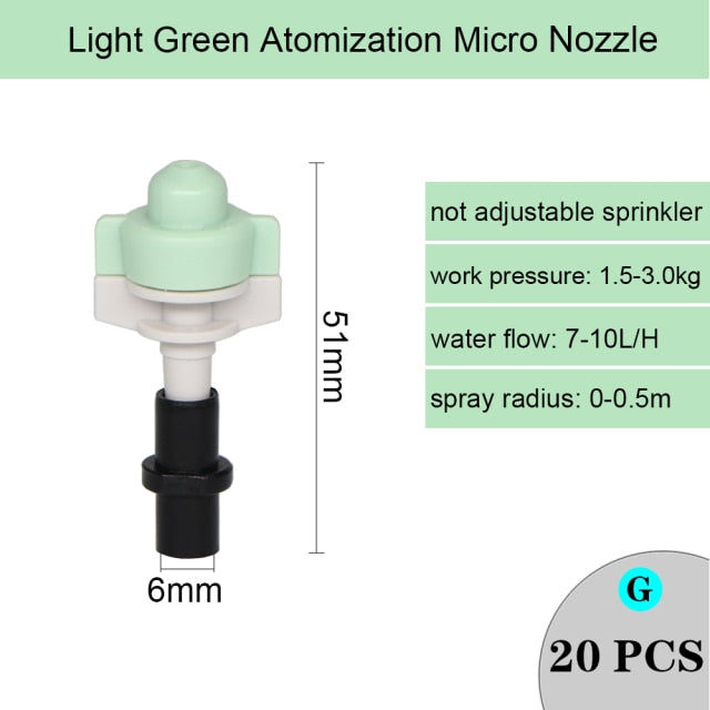 Spray Nozzle Watering Irrigation Dripper Sprinkler Cross Misting Atomization - KiwisLove
