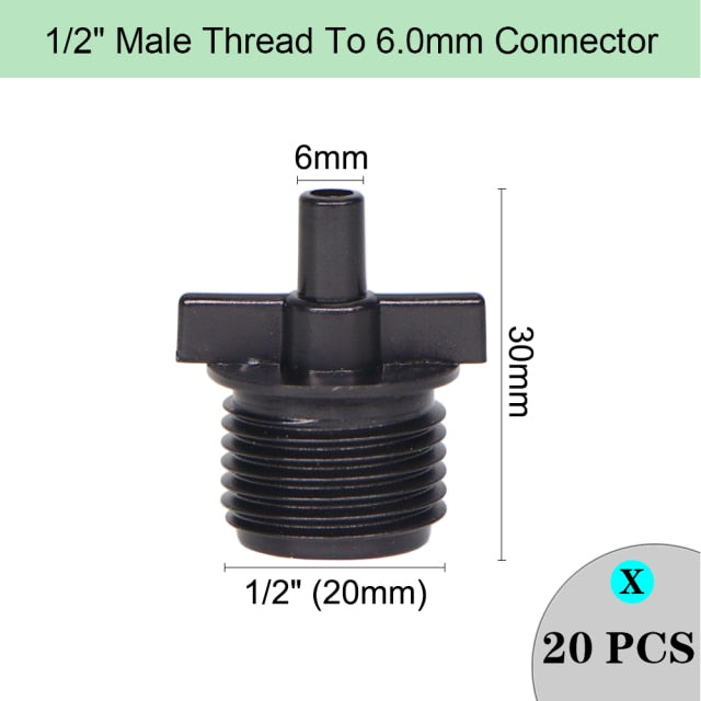 Spray Nozzle Watering Irrigation Dripper Sprinkler Cross Misting Atomization - KiwisLove