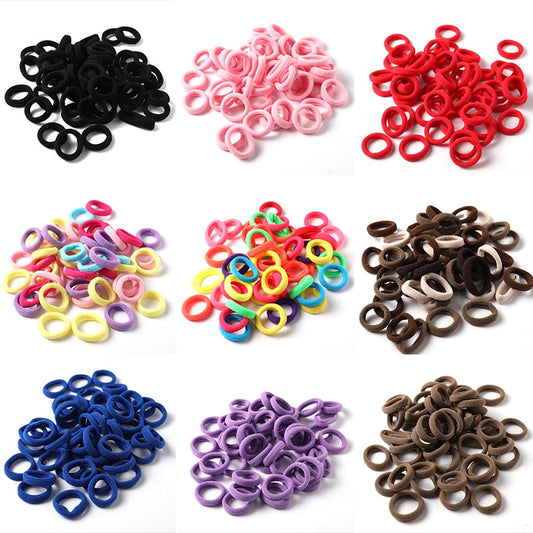 50PCS  Ring Elastic Hair Bands - KiwisLove
