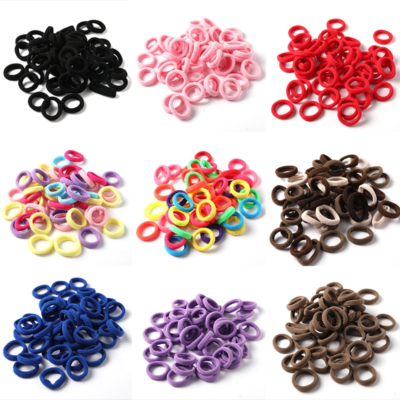 50PCS  Ring Elastic Hair Bands - KiwisLove