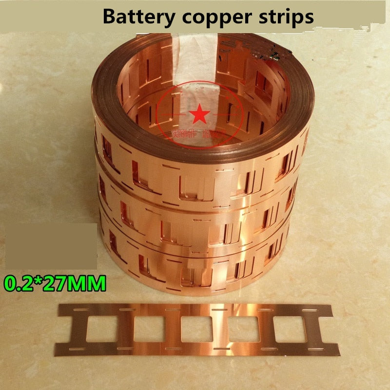 2P 18650 battery copper strips welded sheet Bracket - KiwisLove